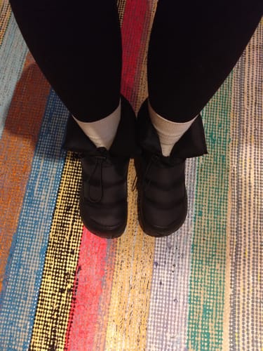 Customer photo review of Vaistoa Hellä -paljasjalkatalvikengät