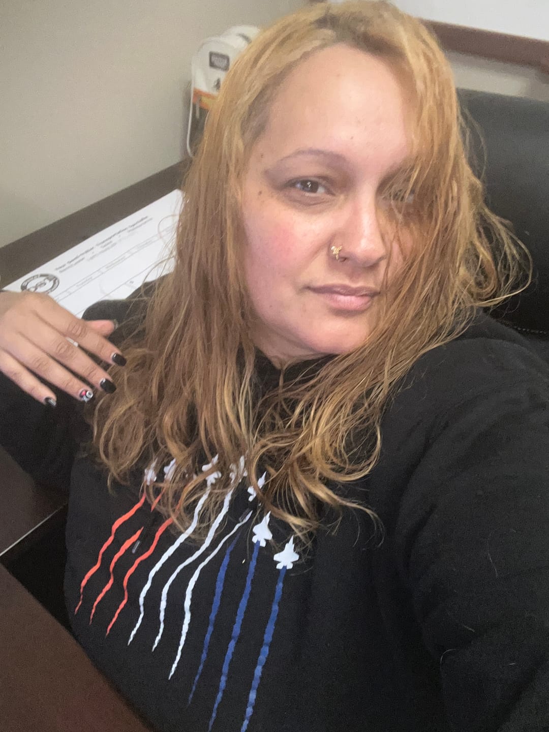 Customer photo review of USA Plane Hoodie