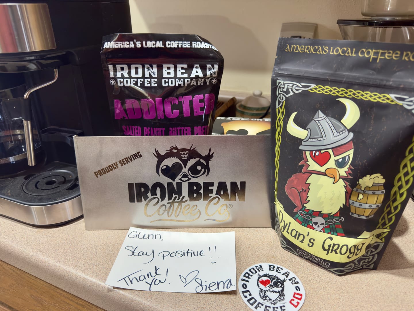 Customer photo review of Dylan's Grogg - Flavored Coffee