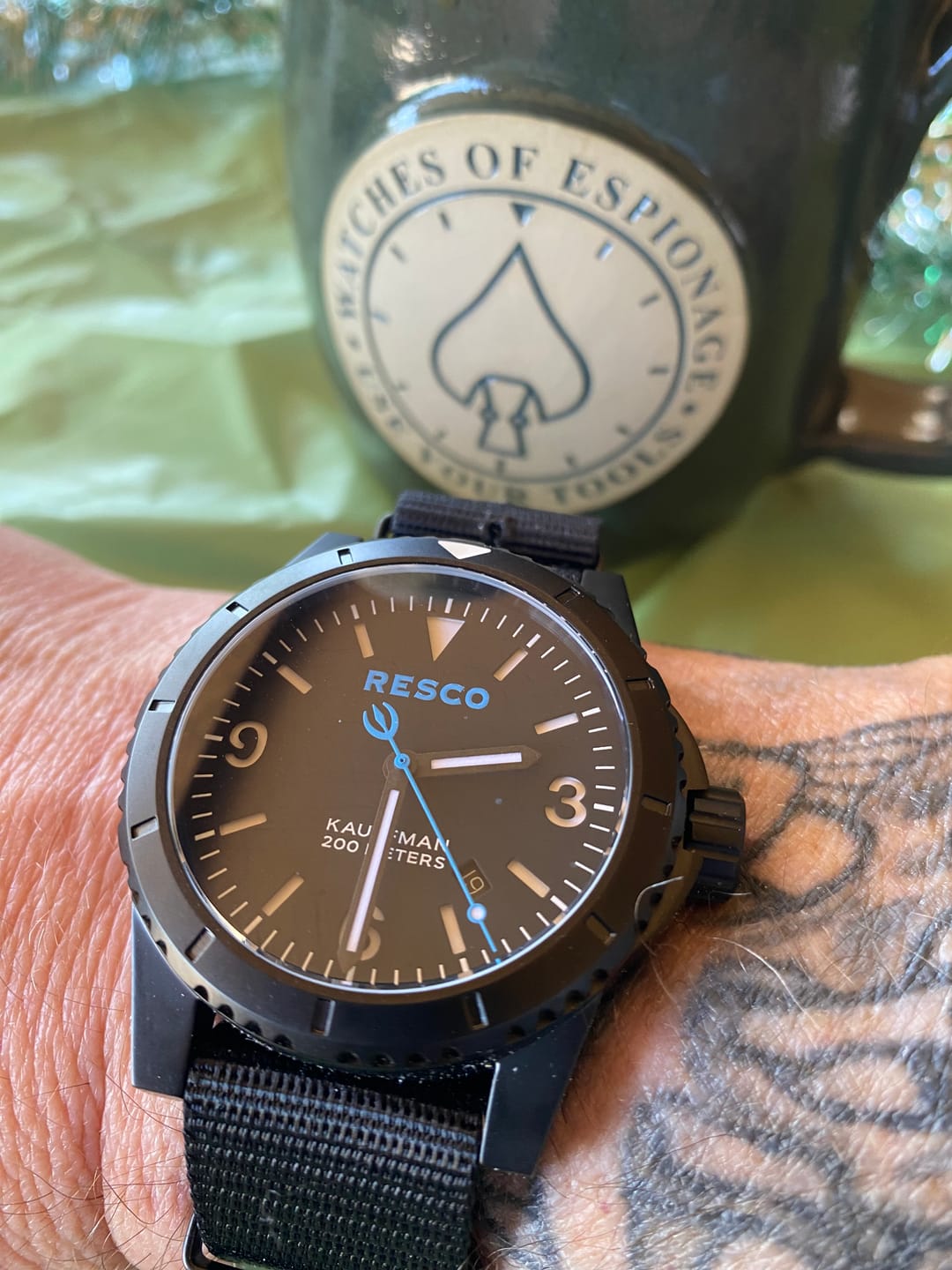 Customer photo review of W.O.E. Use Your Tools Coffee Mug