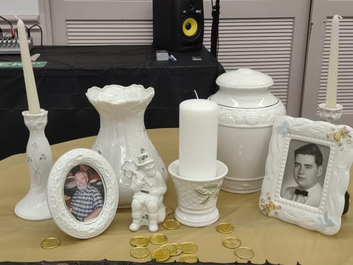 Customer photo review of Belleek Classic Celtic Urn