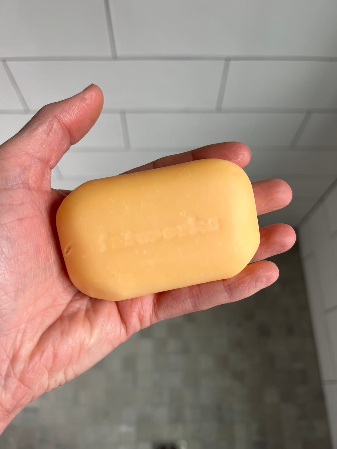 Customer photo review of FATBAR™ Juniper&Citrus (4.25 oz) - Grass-Fed Tallow Soap Bar