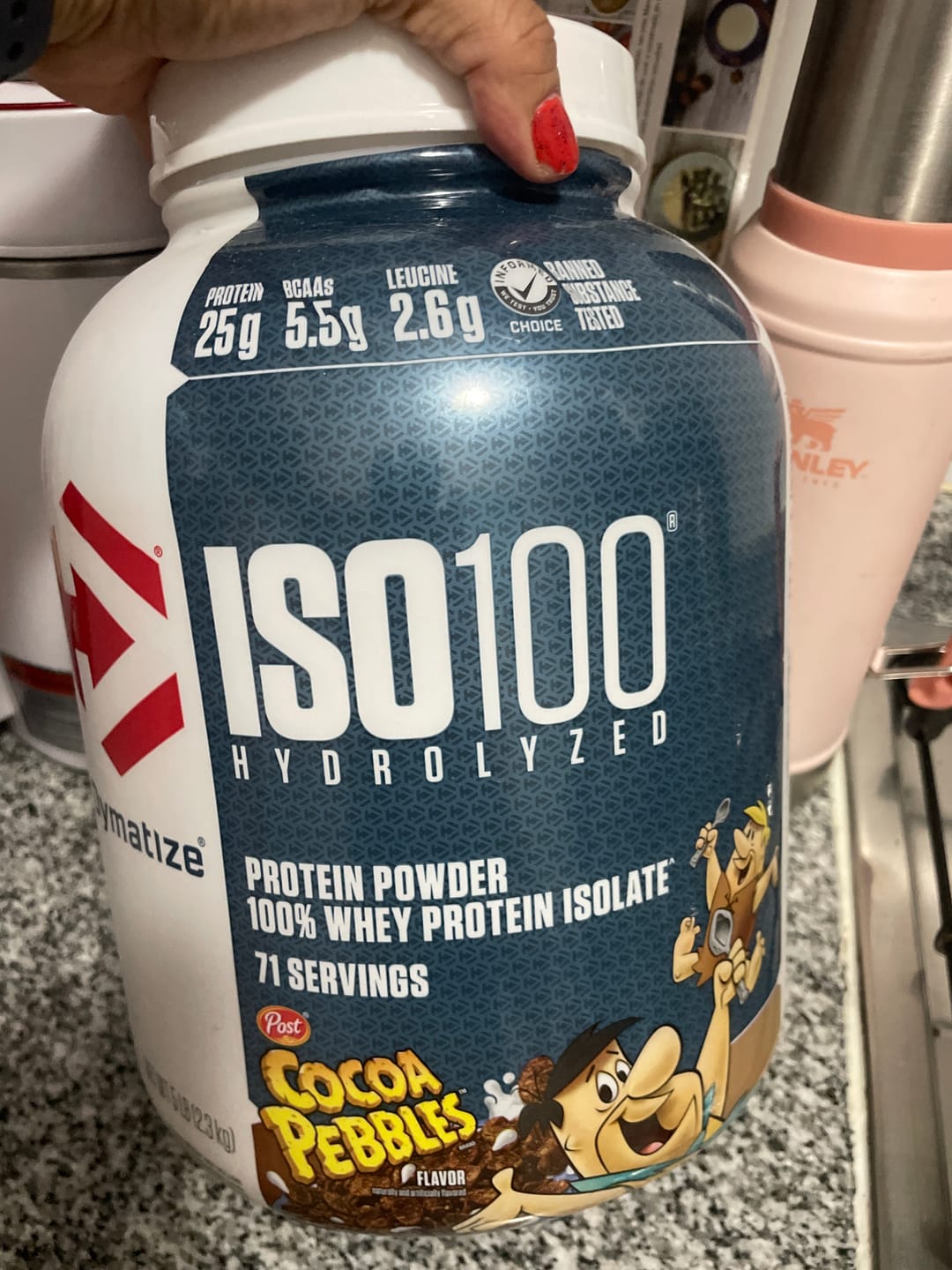 Customer photo review of Dymatize ISO100 Hydrolyzed Proteina Hidrolizada 5 Lb