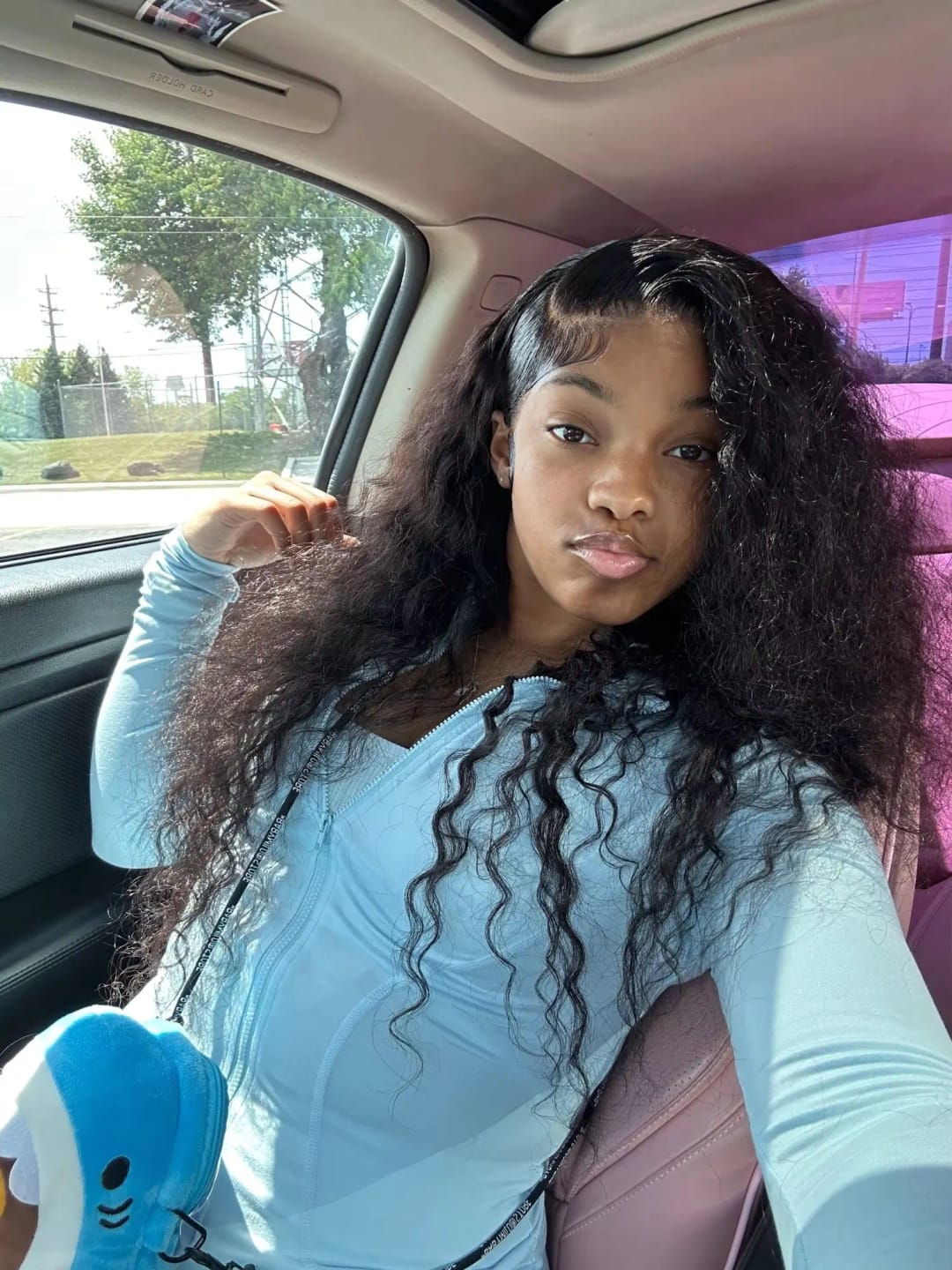 Customer photo review of MORE FACE 360 Glueless Wig Water Wave Invisi Drawstring Wear And Go Wig Quick Install Pre-Bleached And Pre-Cut HD Lace Human Hair Wigs Beginner Friendly