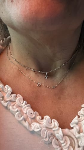Customer photo review of Collana letter love