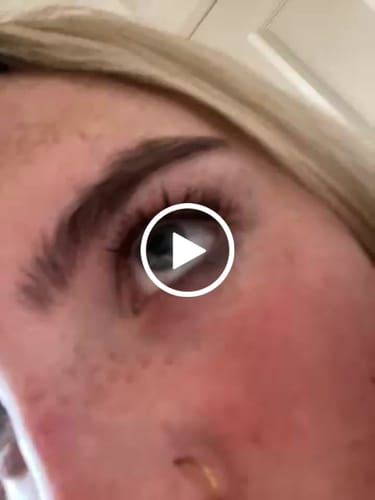 Customer video review of Lash Growth Serum