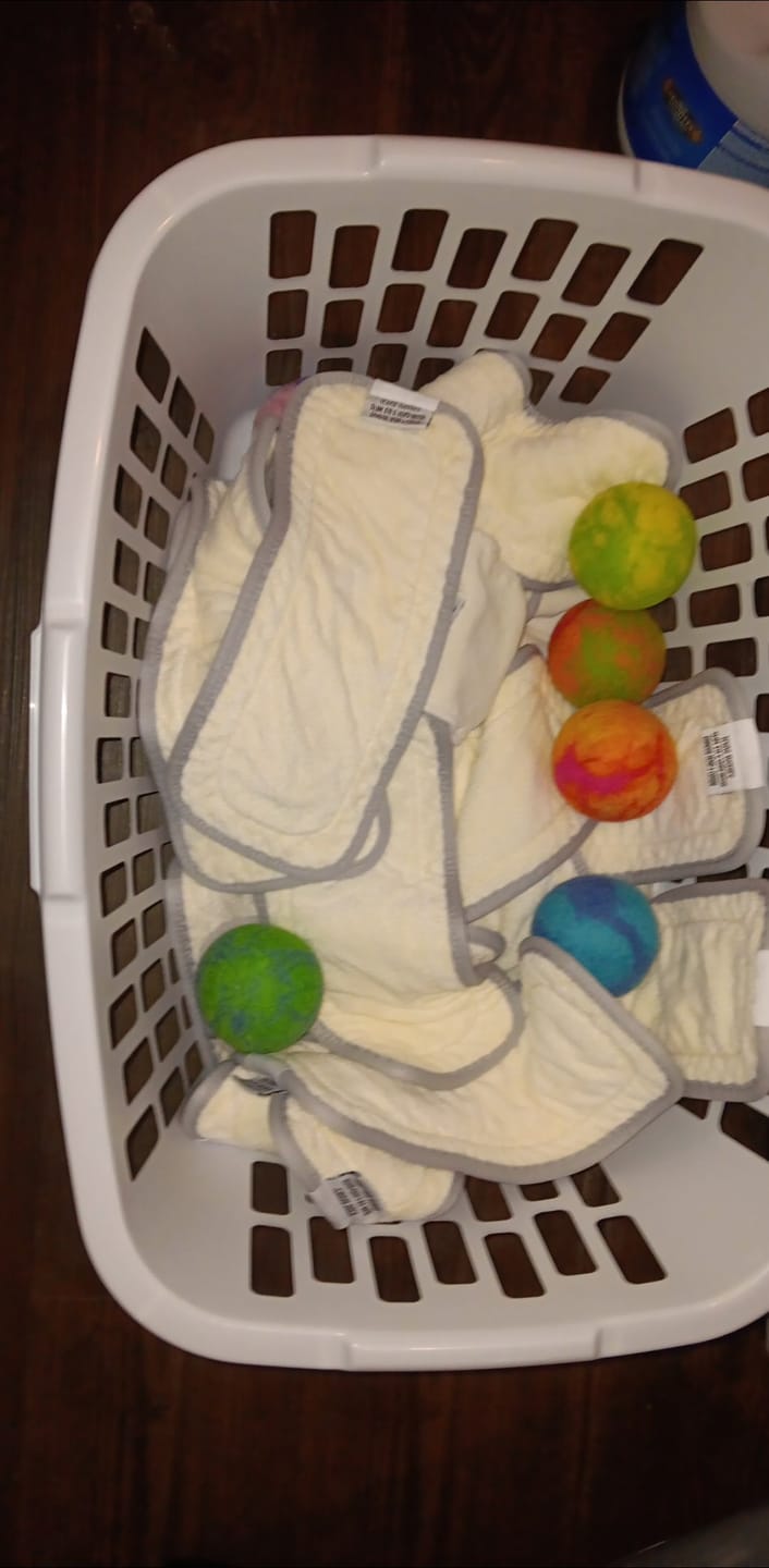 Customer photo review of Slim Fit - 6 layer Natural Fiber Cloth Diaper Inserts