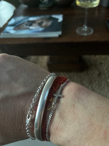 Customer photo review of CROSS BRACELET