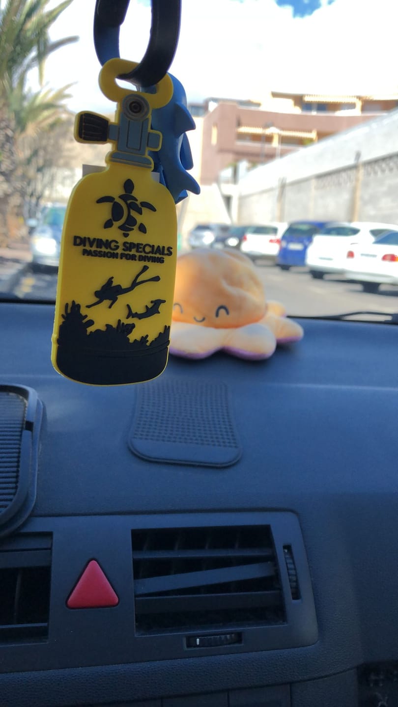 Customer photo review of Amazing Scuba Luggage Tag