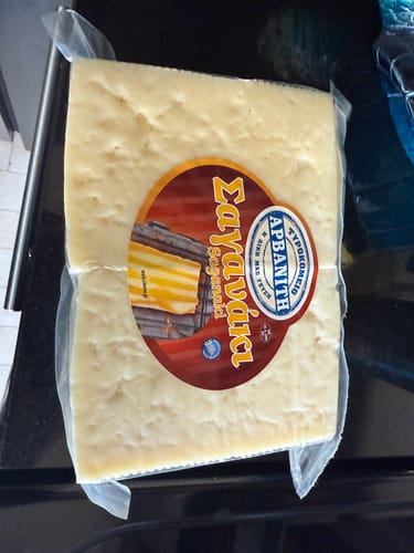 Customer photo review of Ready-to-Fry Greek Saganaki – Crispy Cheese Slices, 6 × 100g (600g)