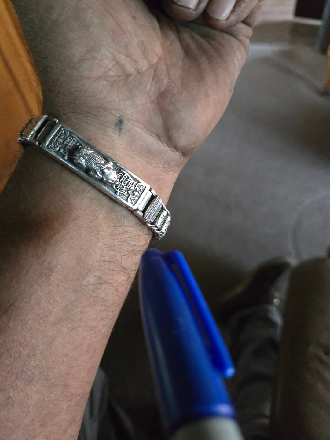 Customer photo review of Money Pixiu Prayer Wheel Bracelet