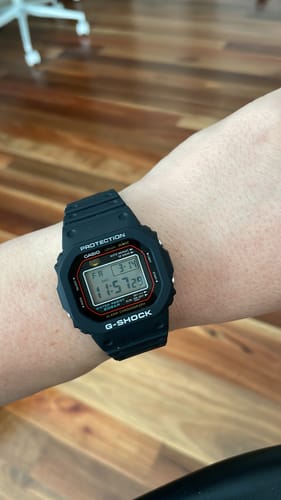 Customer photo review of Casio G-SHOCK Quartz Watch DW5000R-1A
