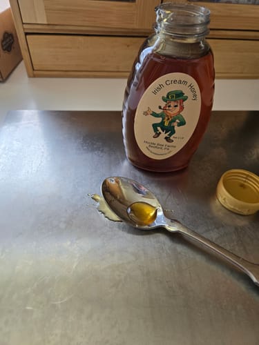 Customer photo review of Irish Cream Honey 🍀
