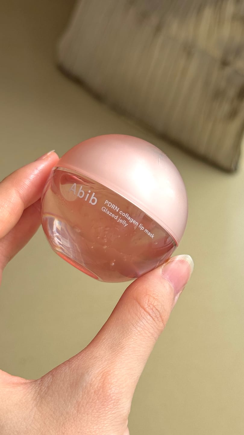 Customer photo review of PDRN Collagen Lip Mask Glazed Jelly
