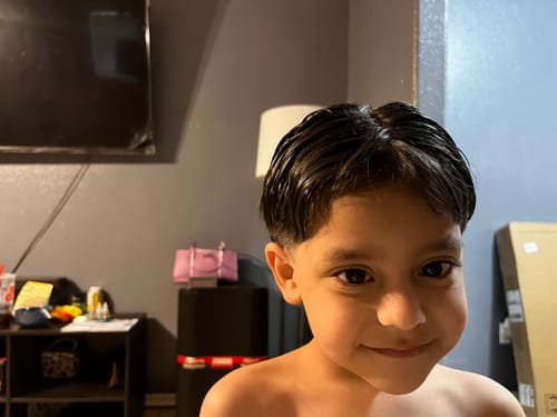 Customer photo review of WOMEN'S LONG PUFF SLEEVE SQUARE NECK SATIN MINI DRESS