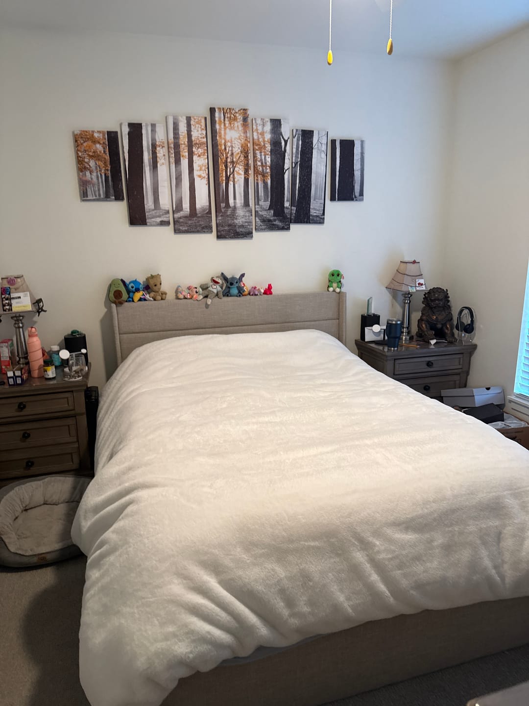 Customer photo review of CYRA Long Velvet Bedding Set