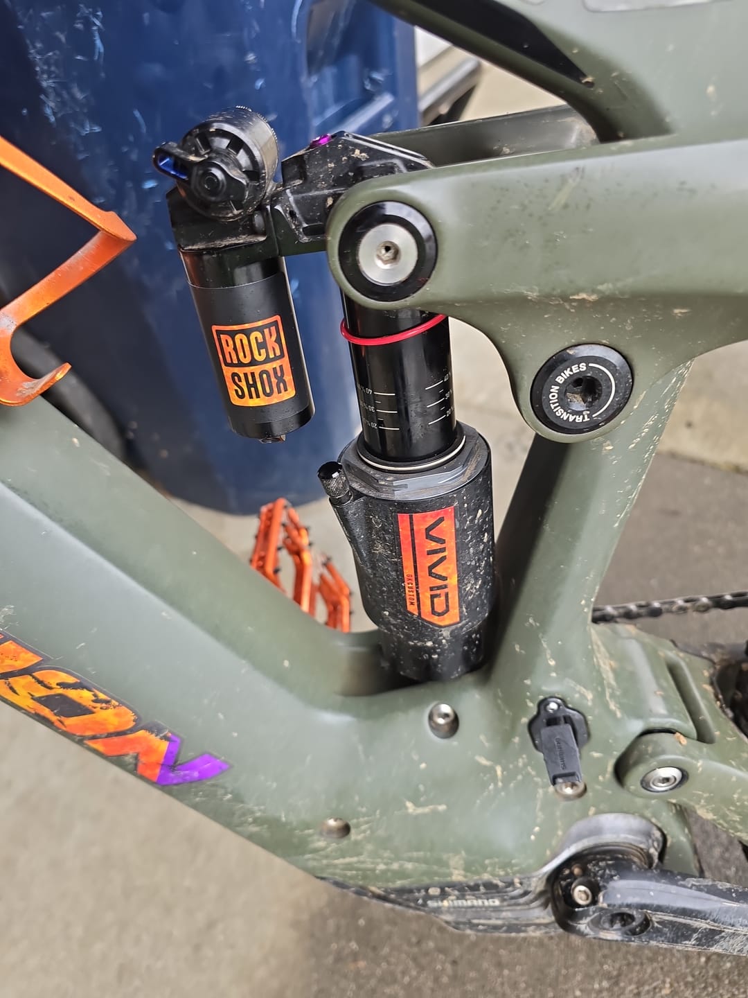 Customer photo review of Custom 2023 RockShox Vivid  Decal