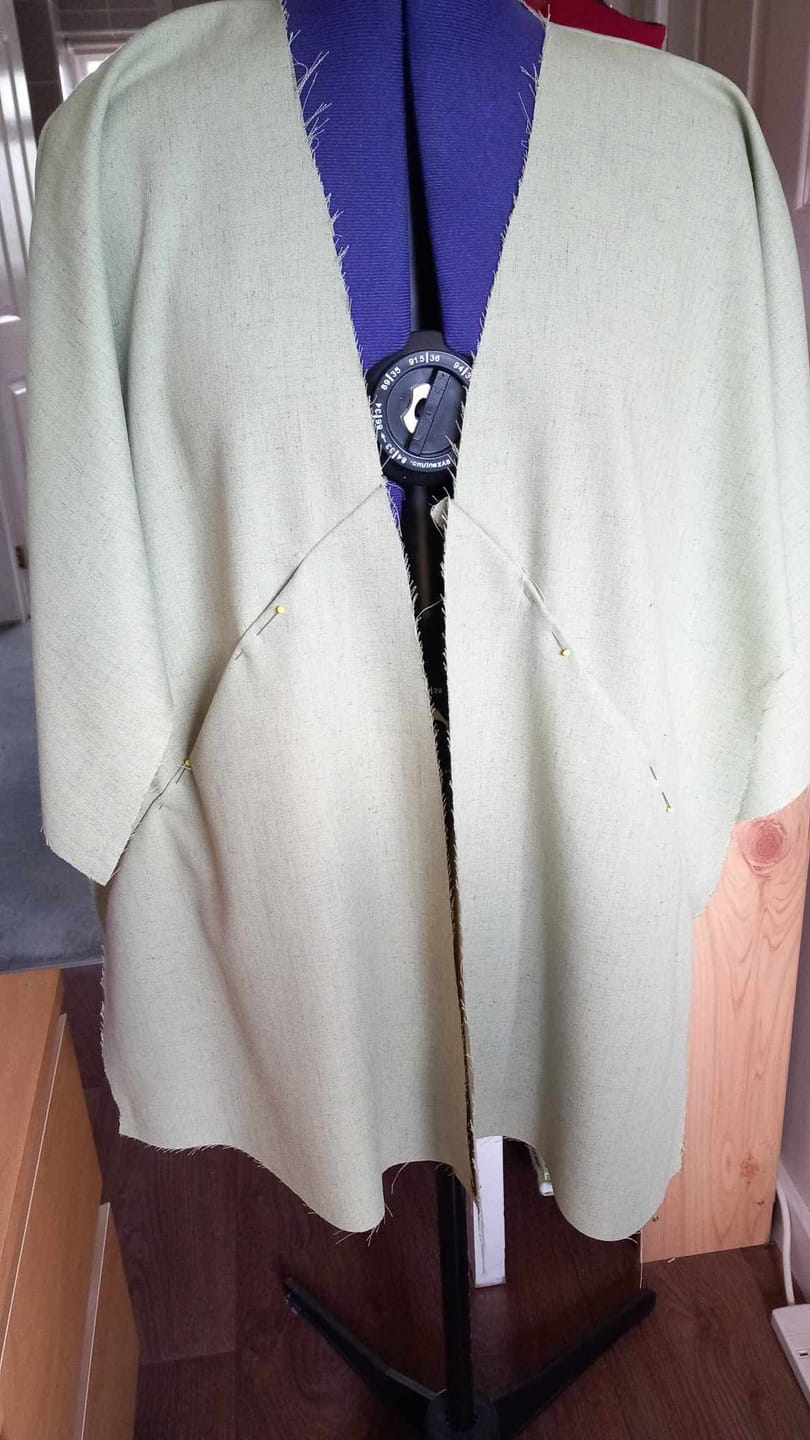 Customer photo review of Plain Bamboo Linen Blend Fabric