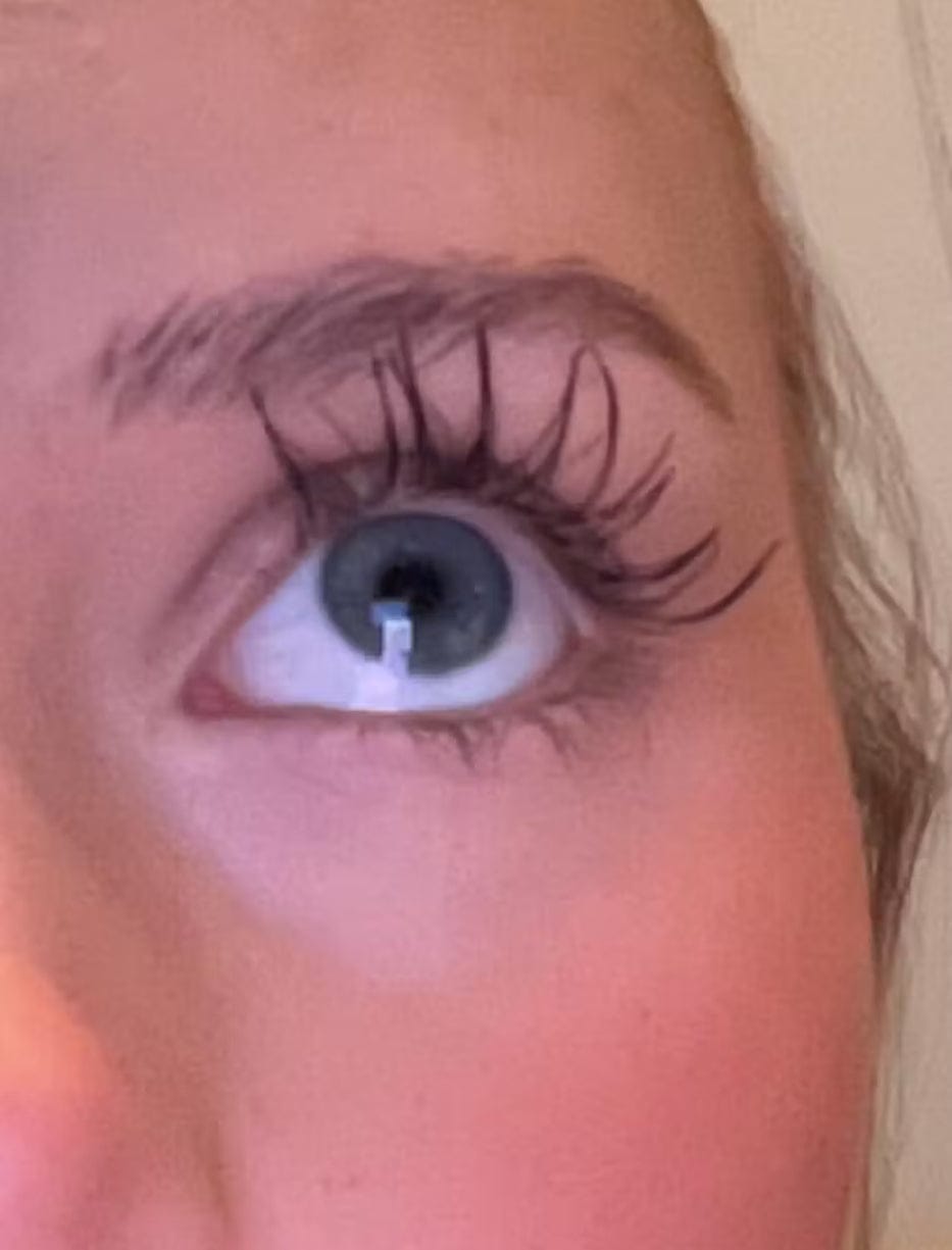 Customer photo review of Eyelash Growth Serum