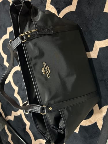Customer photo review of Coach Baby Tote Bag In Black C4072