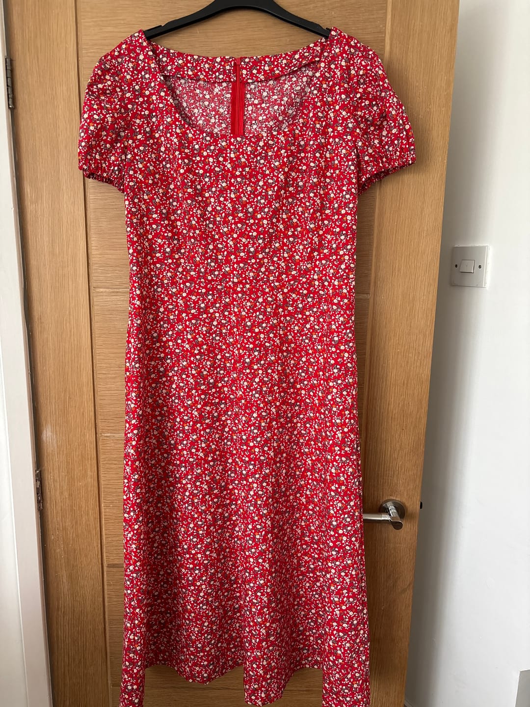 Customer photo review of Small Floral Garden Cotton Poplin Fabric