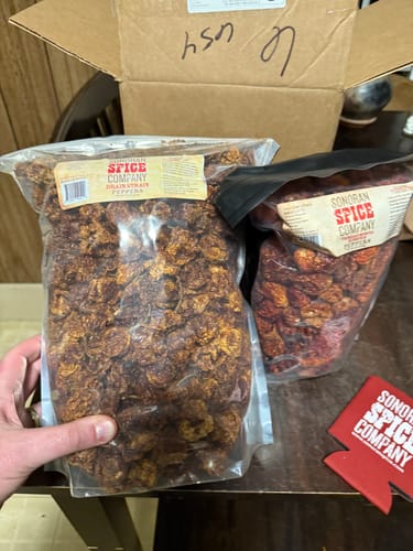 Customer photo review of 7 Pot Brain Strain Whole Peppers