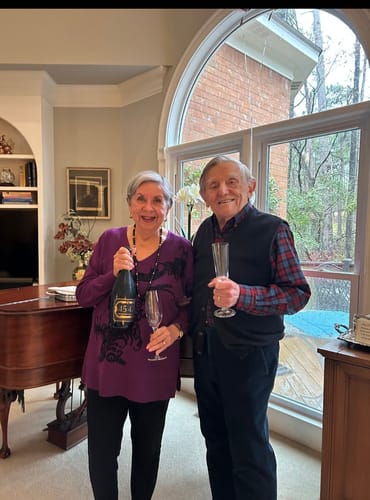 Customer photo review of 'Golden Age of America' Sparkling Wine