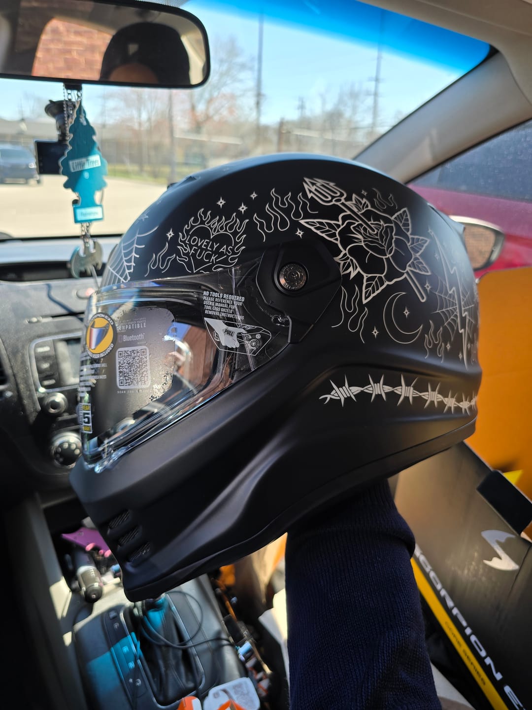 Customer photo review of Covert FX The Litas 2 Helmet - Matte Black