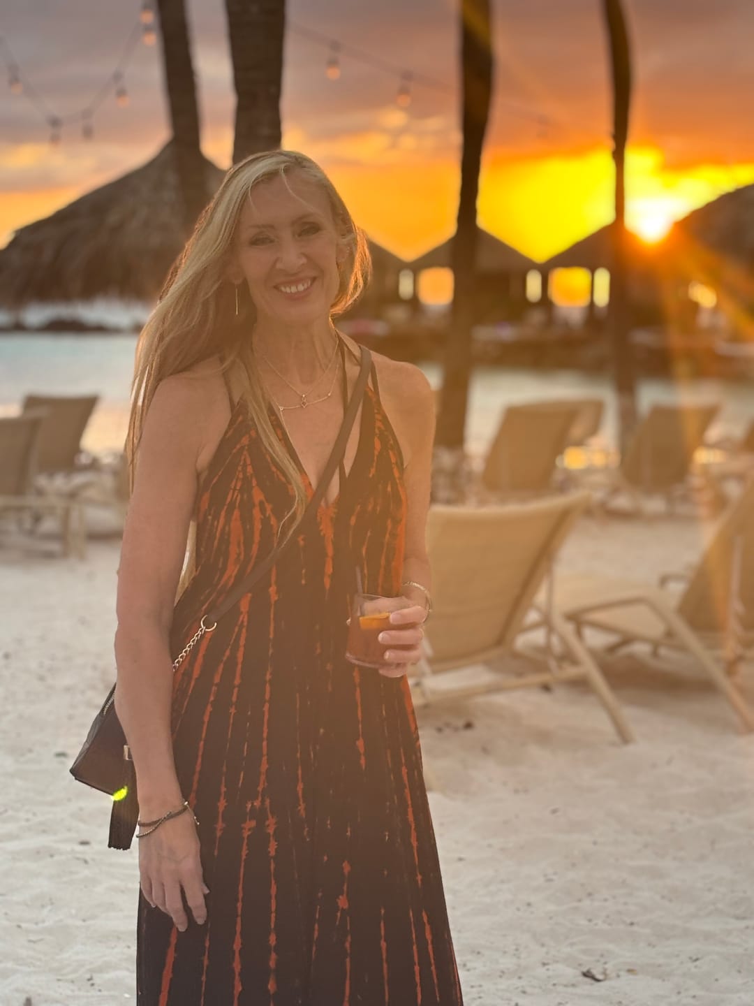 Customer photo review of Flamingo Tie Dye Dress Phoenix