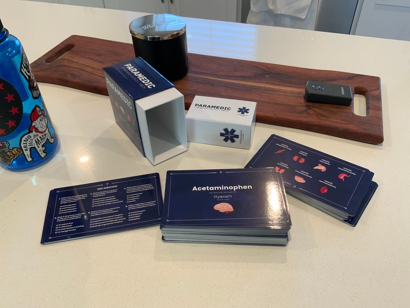 Customer photo review of EMT & Paramedic Pharmacology Cards