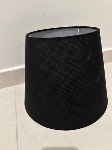 Customer photo review of Table Lamp Shade Black-Small