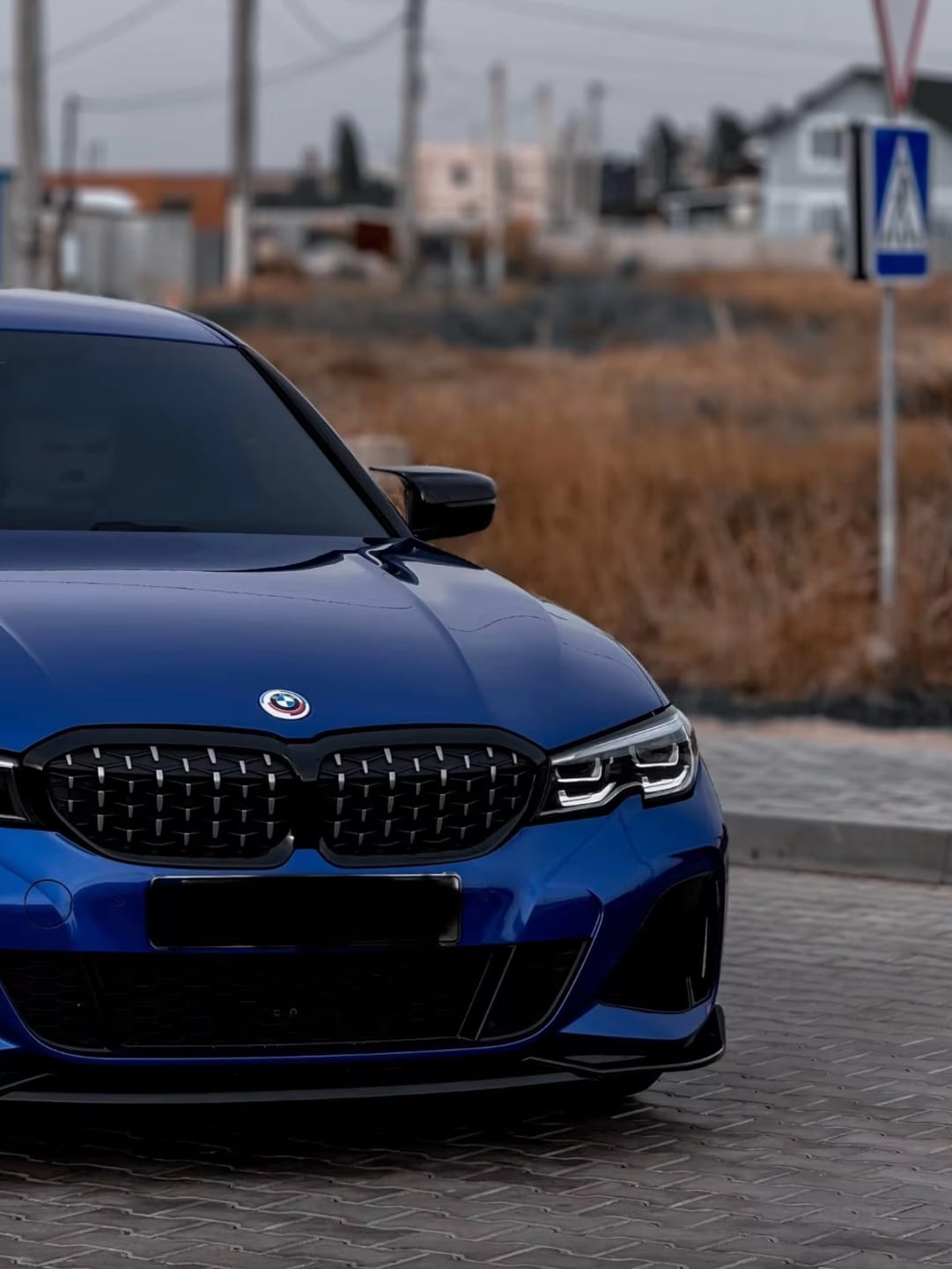 Customer photo review of BMW 2/3/4/5 Series G42/G20/G22/G26/G30 Gloss Black M-Style Mirror Covers (2017+)