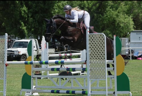 Customer photo review of PSOS Madison L/S Competition Top, White