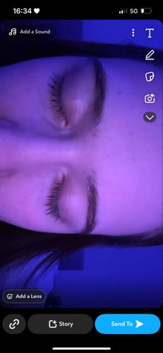 Customer photo review of Lash Growth Serum