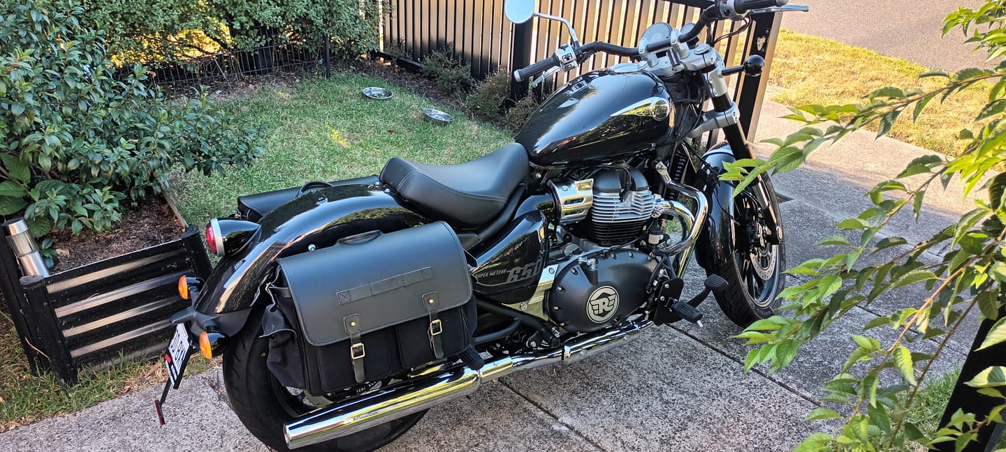 Customer photo review of expedition saddlebag