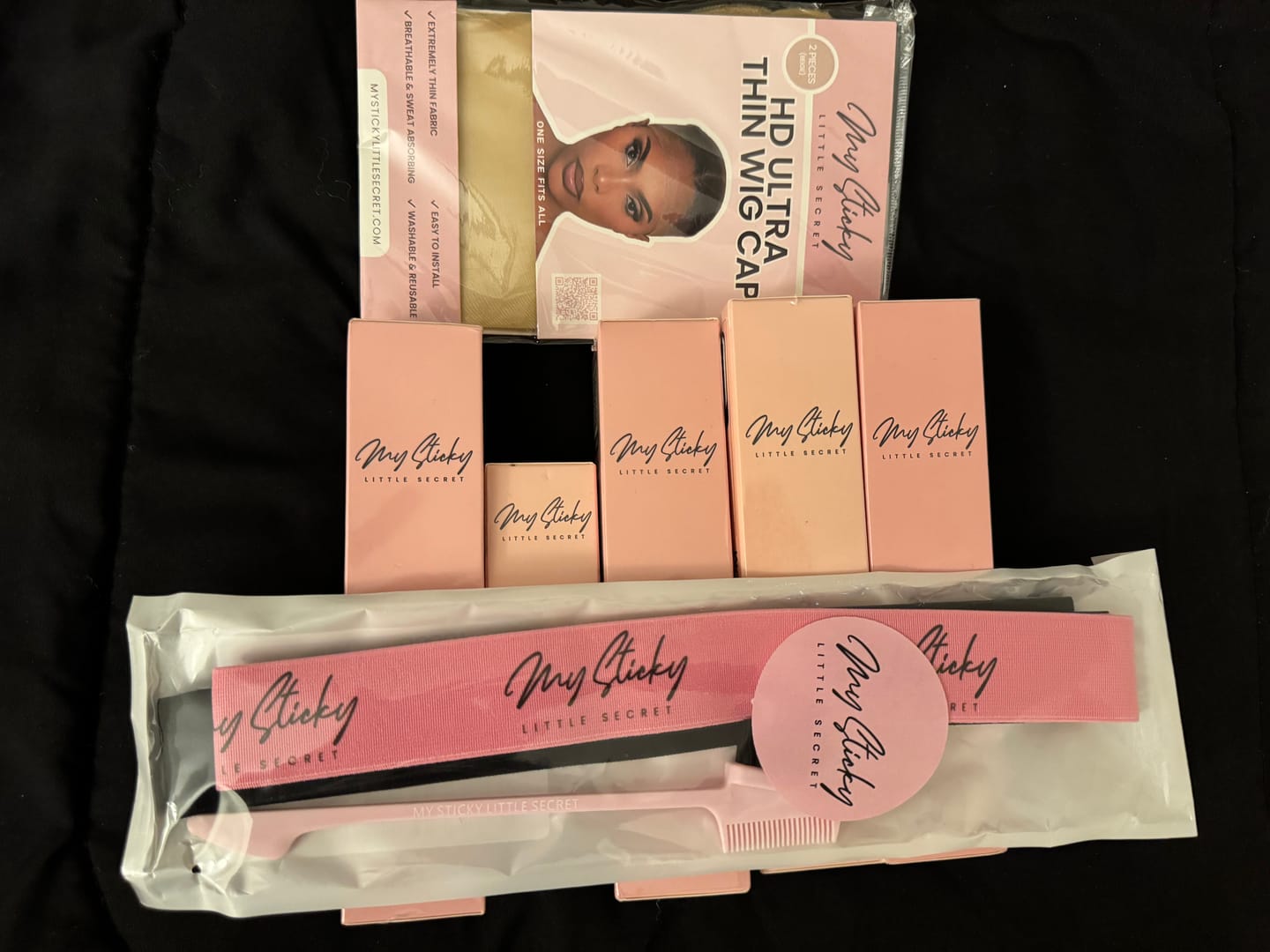 Customer photo review of The Complete All in One Wig Install Kit