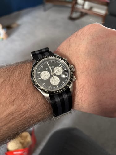 Customer photo review of Bond Nylon Watch Strap