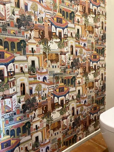 Customer photo review of Civita - Moroccan City with Jungle Wallpaper - Multi