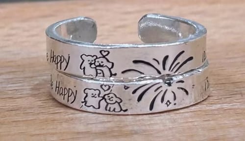 Customer photo review of Cloudray MP-60 LiteMarker Pro 60W Fiber Laser Marking Engraver with 7.9” X 7.9” Scan Area & D80 Rotary