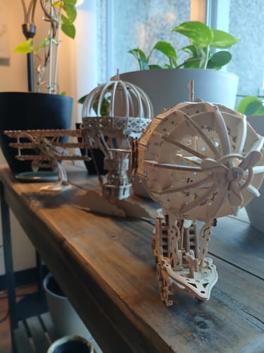 Customer photo review of Airship 3D wooden puzzle