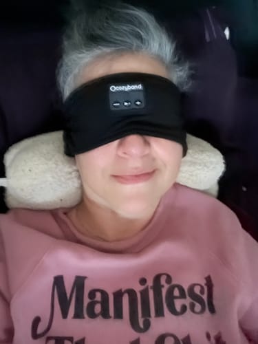 Customer photo review of CozyBand Wireless Headphones