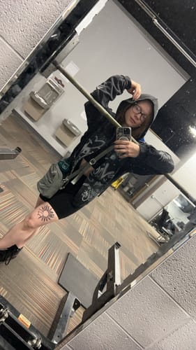 Customer photo review of W555 Bad Idea Hoodie