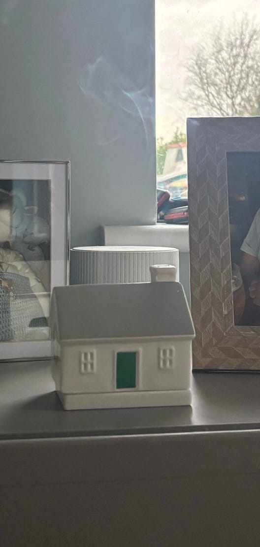 Customer photo review of Wee Cottage Incense Burner