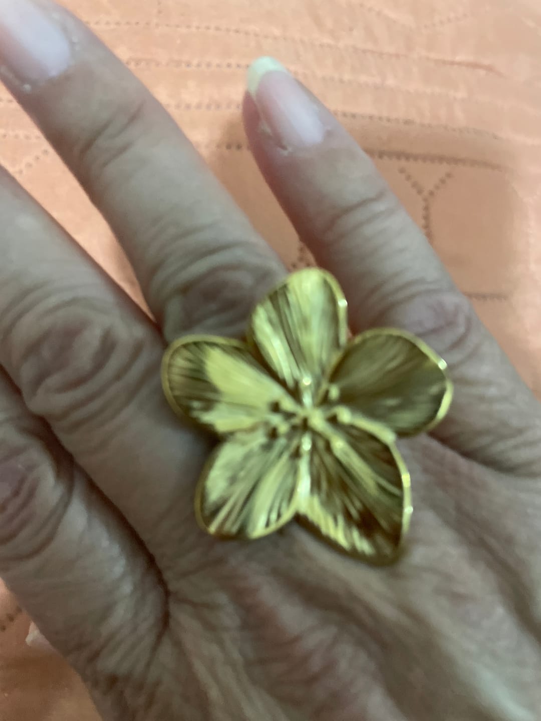 Customer photo review of Anillo Ajustable Adhara
