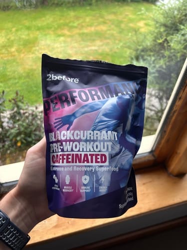 Customer photo review of Blackcurrant Pre Workout - Caffeinated