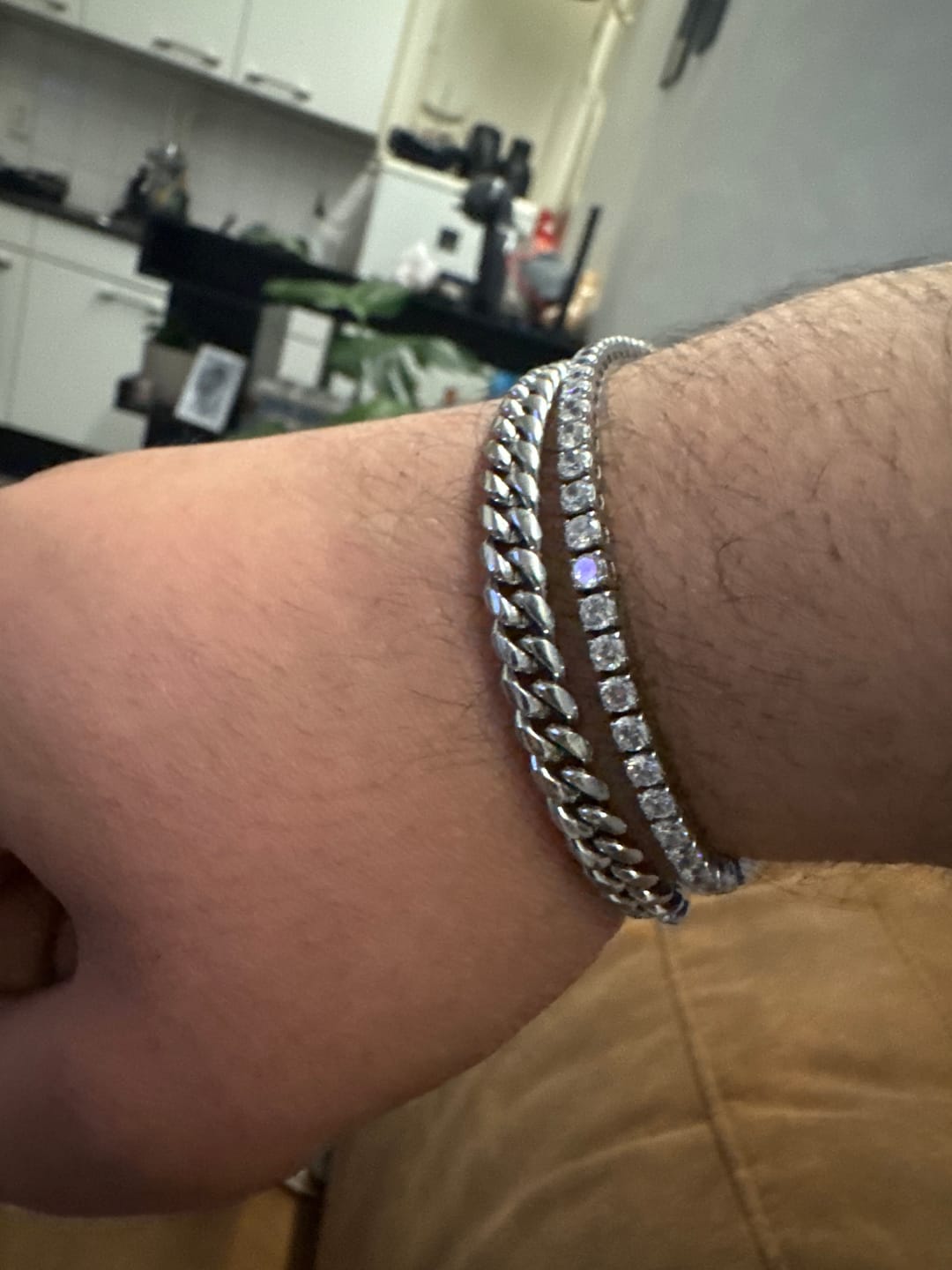 Customer photo review of TENNISBOY BRACELET. - 3MM