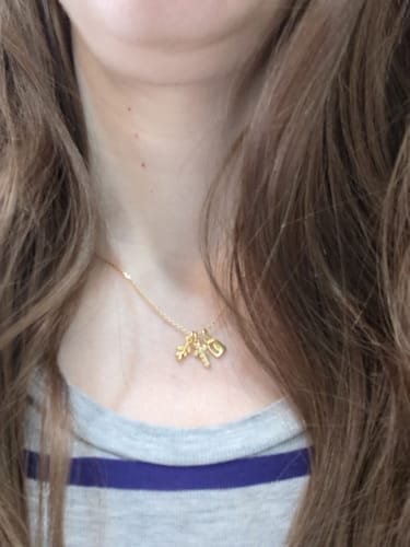 Customer photo review of Redeemed Necklace