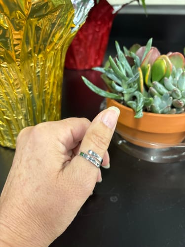 Customer photo review of Just Breathe Ring