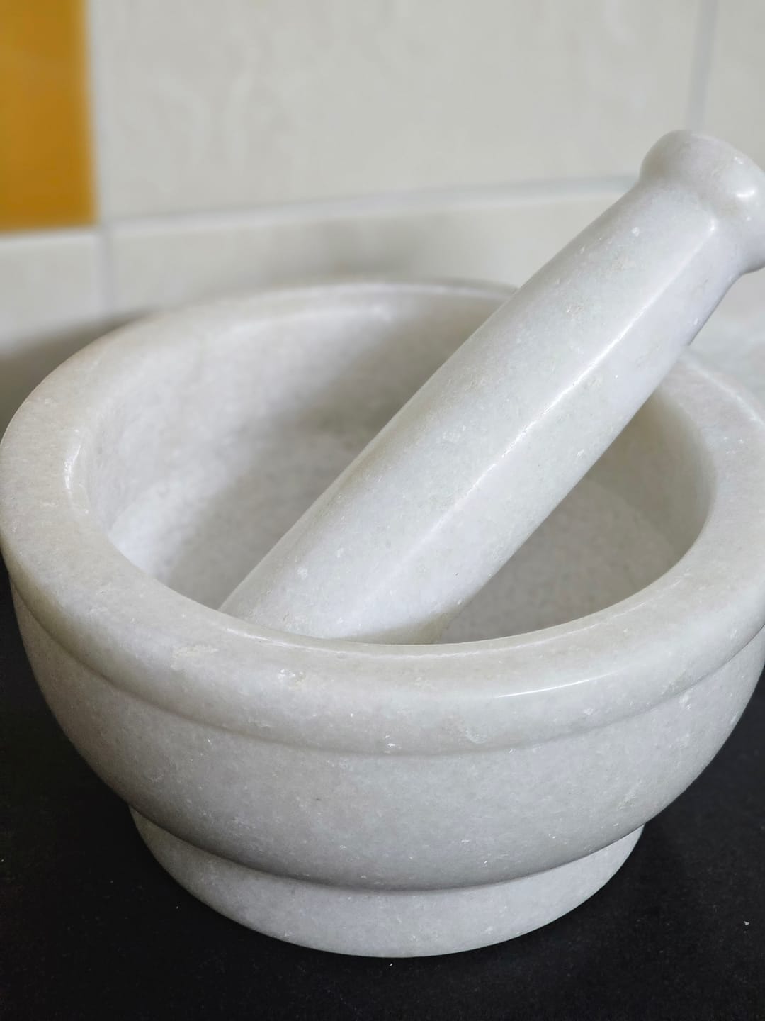 Customer photo review of Mortar and Pestle, Wonder White - Handicraft Bazaar