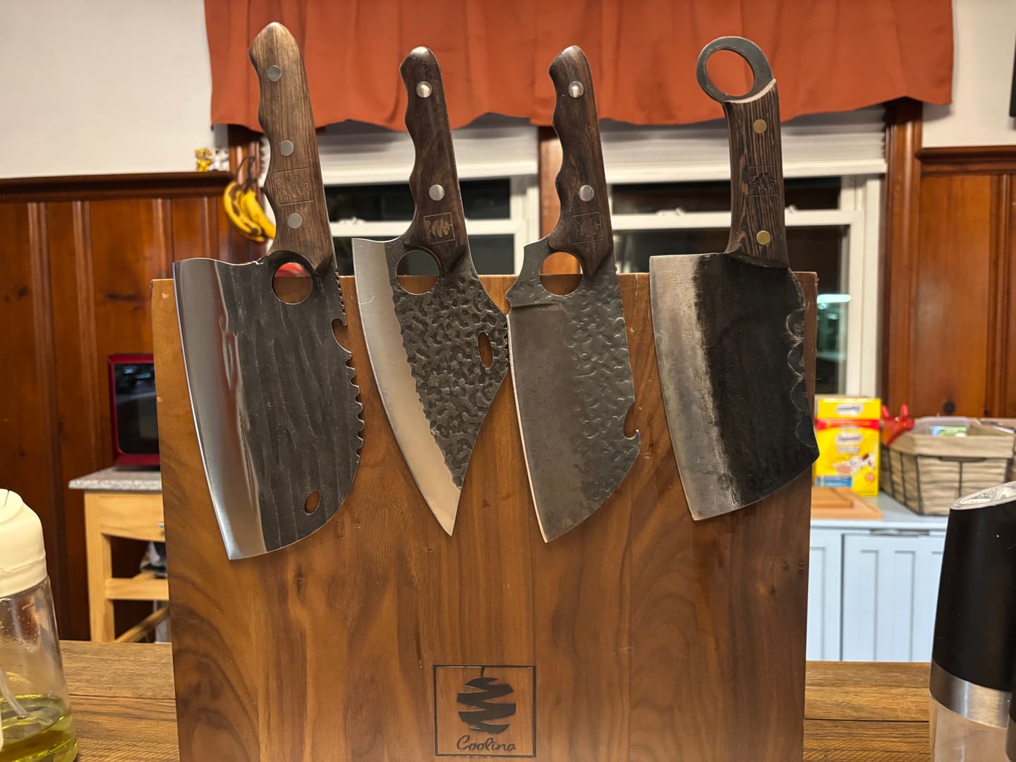 Customer photo review of Rustic Steak Knives
